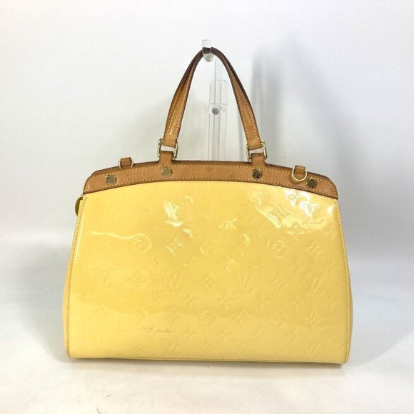 LOUIS VUITTON MonogramVernis Blair MM Bag Hand Bag MonogramVernis yellow - Picture 6 of 16